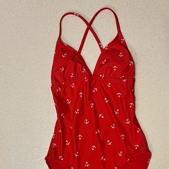 Old Navy Other - Old Navy red anchor swim suit